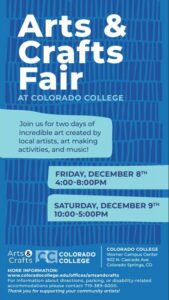 Colorado College Arts & Crafts Fair presented by Colorado College at ,  