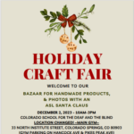 Holiday Craft Fair presented by 'Portraits of Manitou by Artist C.H. Rockey' at ,  
