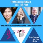 Franck Cello Sonata presented by EPIC Concerts at Ent Center for the Arts, Colorado Springs CO