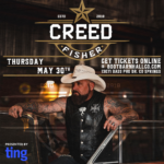 Creed Fisher presented by Boot Barn Hall at Boot Barn Hall at Bourbon Brothers, Colorado Springs CO