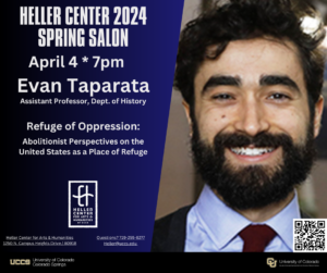 Refuge of Oppression: Evan Taparata presented by Heller Center for Arts and Humanities at UCCS at UCCS - The Heller Center, Colorado Springs CO