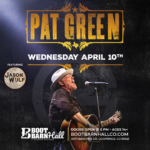 Pat Green presented by Boot Barn Hall at Boot Barn Hall at Bourbon Brothers, Colorado Springs CO