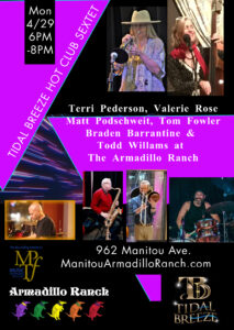 Tidal Breeze Hot Club Sextet presented by Armadillo Ranch at Armadillo Ranch, Manitou Springs CO