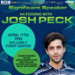 Significant Speaker Event- Josh Peck presented by University of Colorado Colorado Springs (UCCS) at ,  
