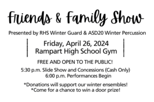 Winter Guard / Winter Percussion presented by Rainy Day Activities in the Pikes Peak Region at Rampart High School, Colorado Springs CO