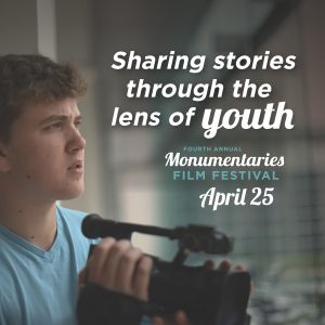 ‘Monumentaries’: Short Award Winning Films presented by Youth Documentary Academy at Black Box Theater at Palmer Ridge High School, Monument CO