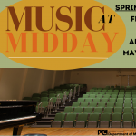 Music at Midday presented by Colorado College Music Department at Colorado College: Packard Hall, Colorado Springs CO