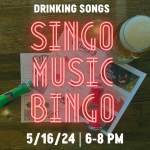 Singo Music Bingo: Drinking Songs presented by Goat Patch Brewing Company at Goat Patch Brewing Company, Colorado Springs CO
