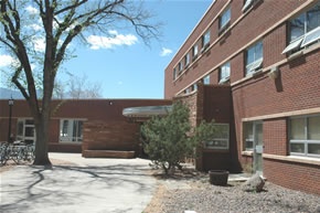 Colorado College: Loomis Hall located in Colorado Springs CO